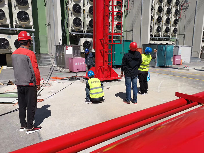 消防炮塔裝車(chē)發(fā)貨案例